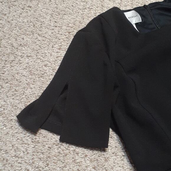 DONNA MORGAN black sz 4 dress, $138, NWT - Picture 5 of 7